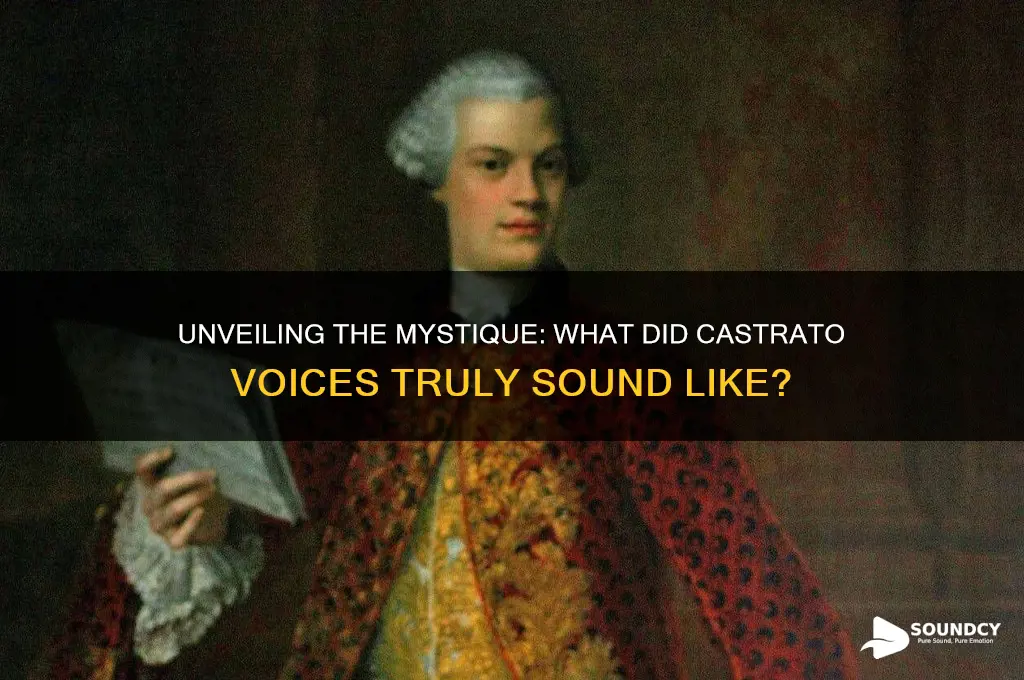 what did castrato sound like