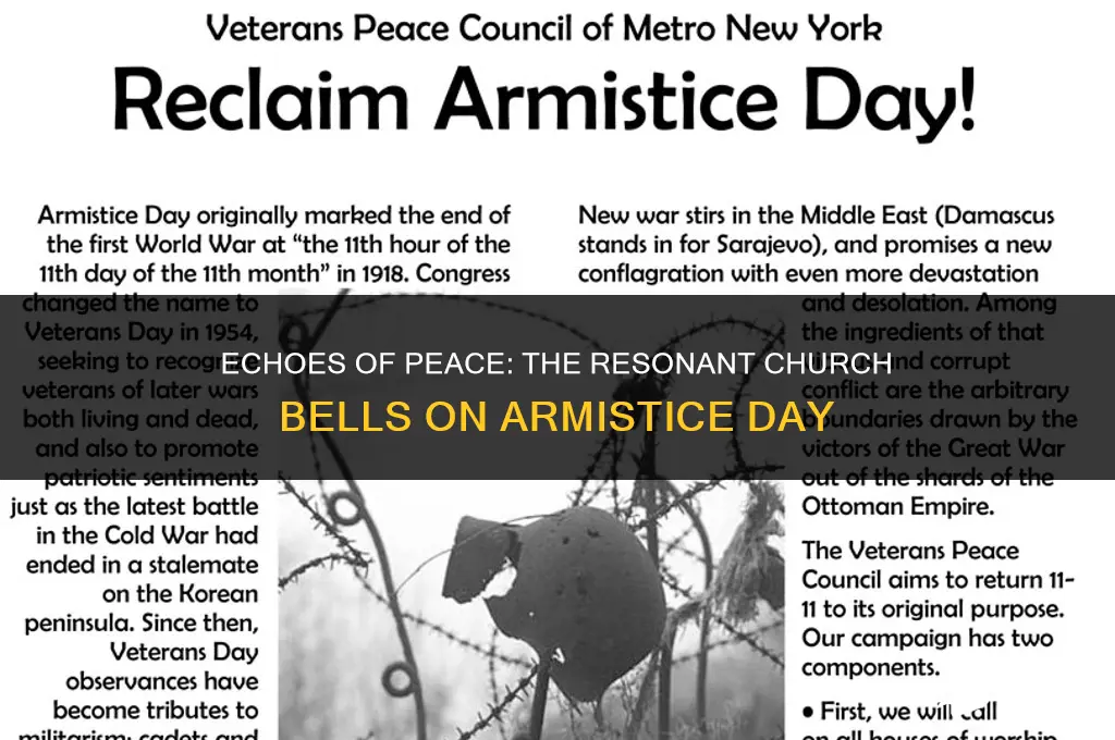 what did church bells sound like on armistice day