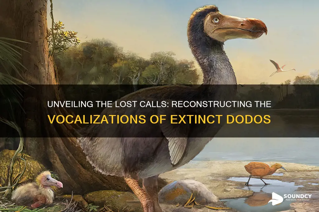 what did dodos sound like