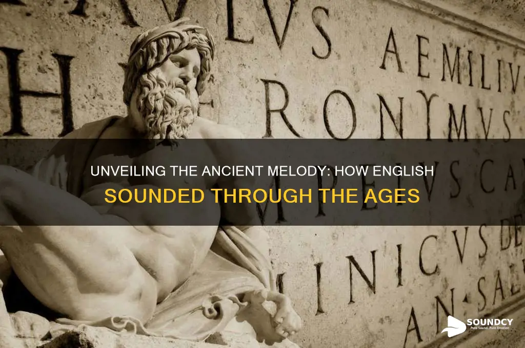 what did english sound like