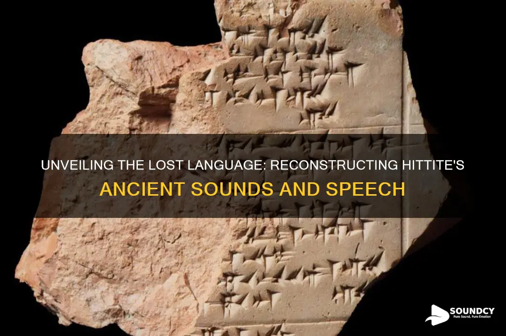 what did hittite sound like