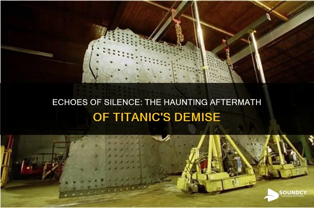 what did it sound like after titanic went down