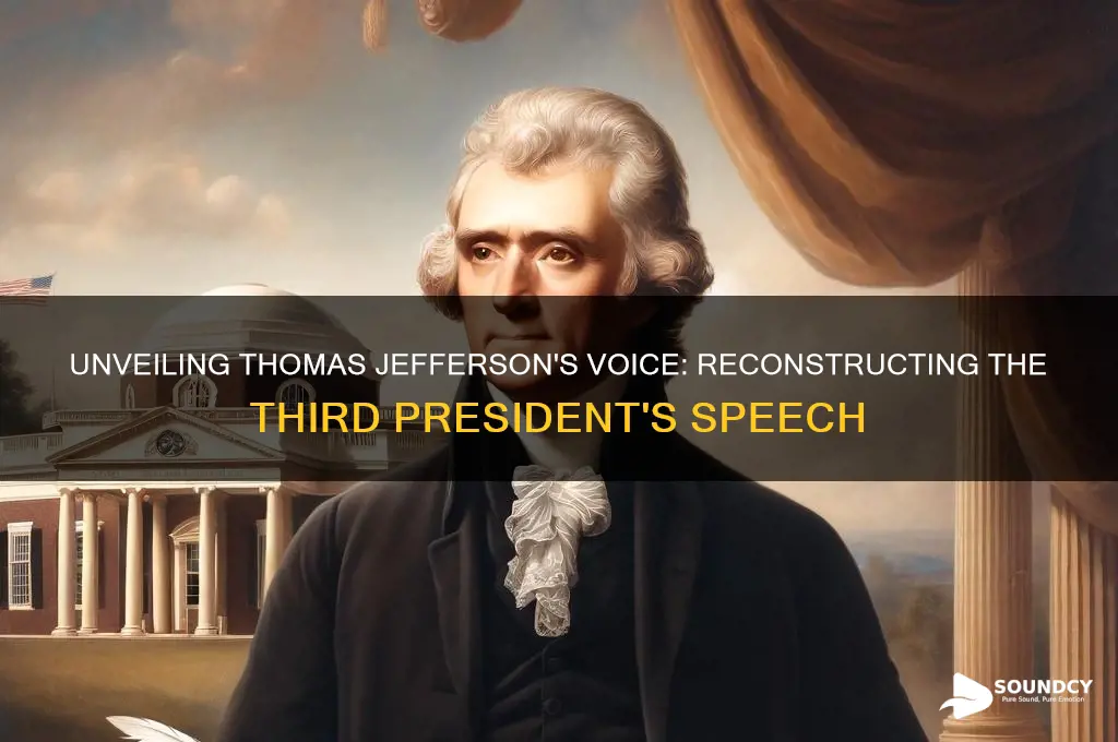 what did jefferson sound like
