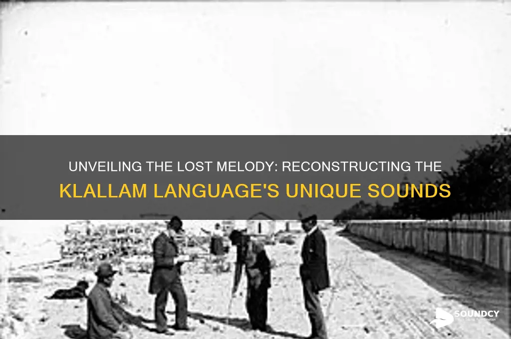 what did klallam sound like