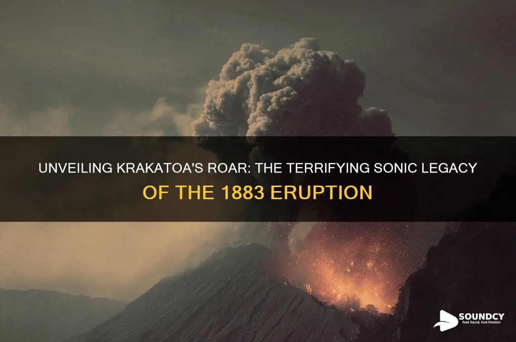 what did krakatoa sound like