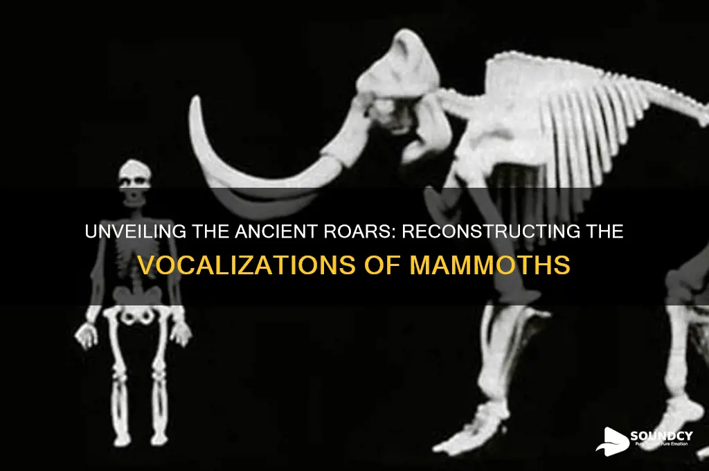 what did mammoths sound like