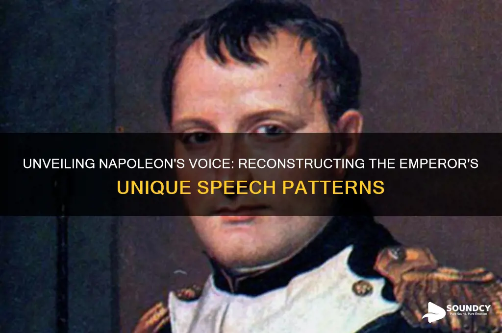 what did napoleon sound like
