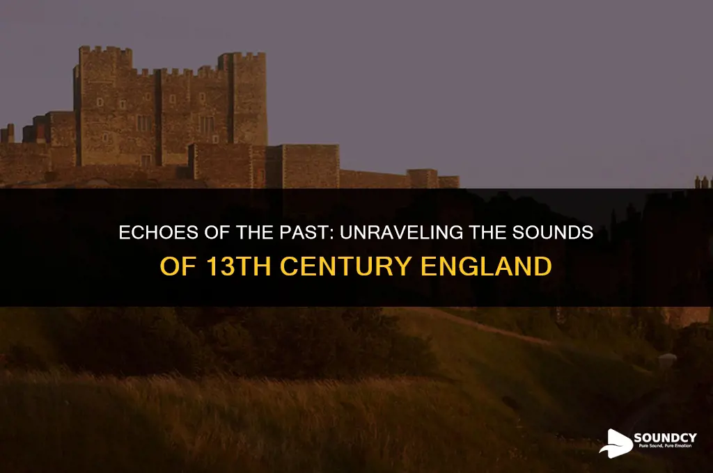 what did people in england sound like in 1200s