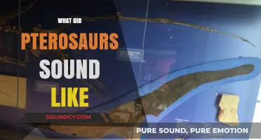 Unveiling the Ancient Calls: What Did Pterosaurs Sound Like?