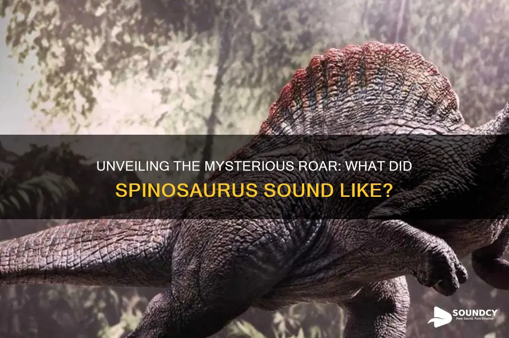 what did spinosaurus sound like