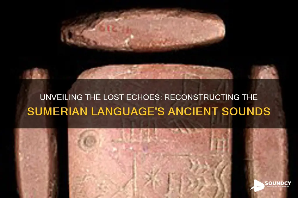 what did sumerian sound like