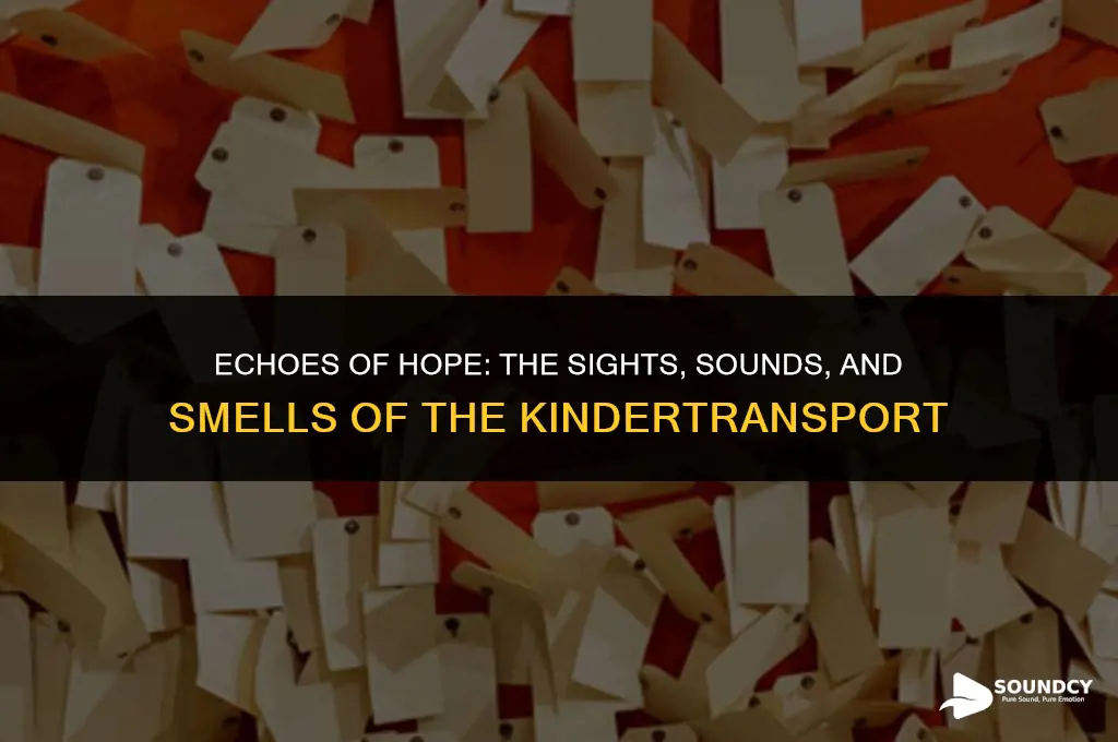 what did the kindertransport boat sound and smell like
