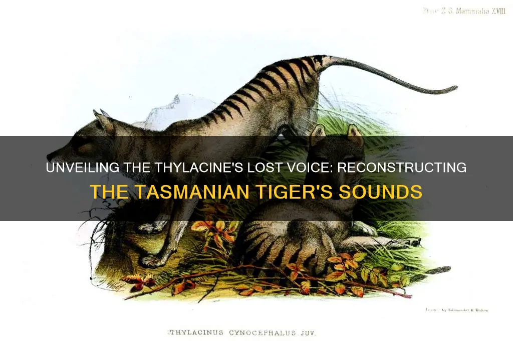 what did thylacine sound like