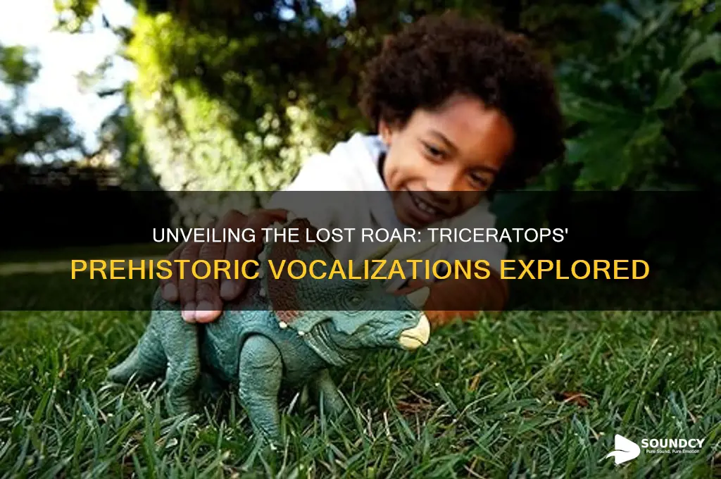 what did triceratops sound like