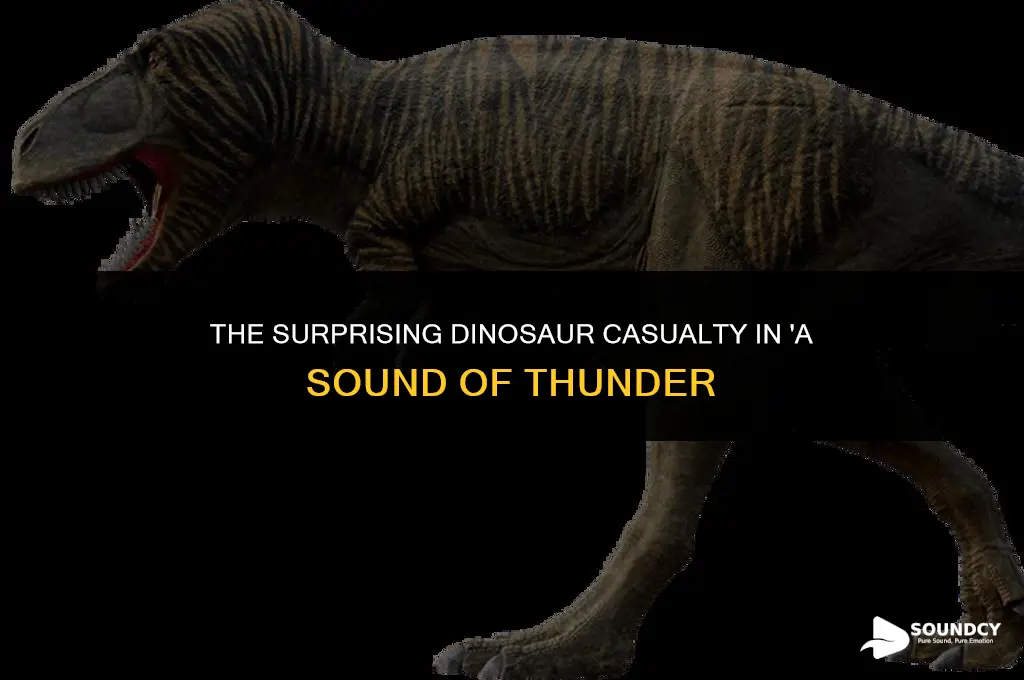 what dinosaur is killed in a sound of thunder