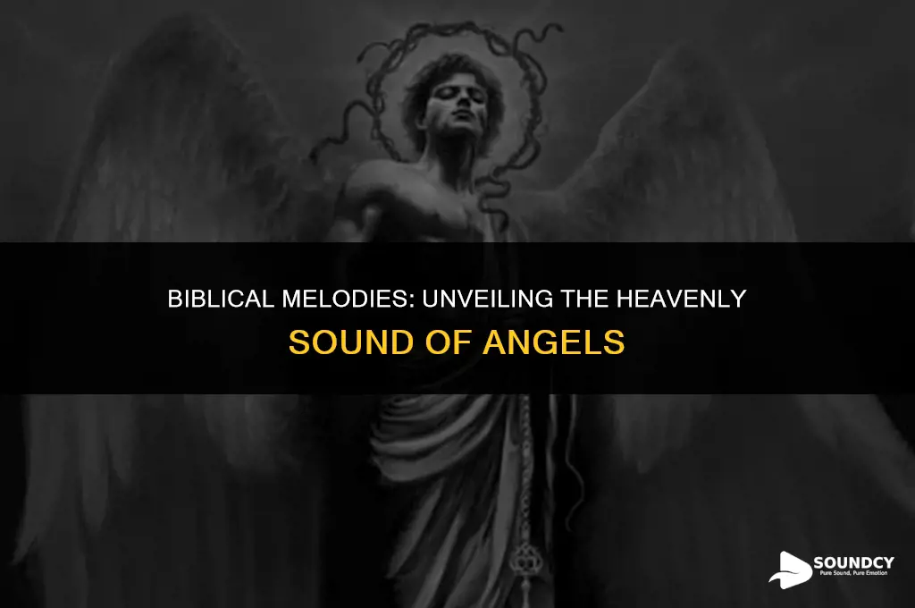 what do angels sound like according to the bible