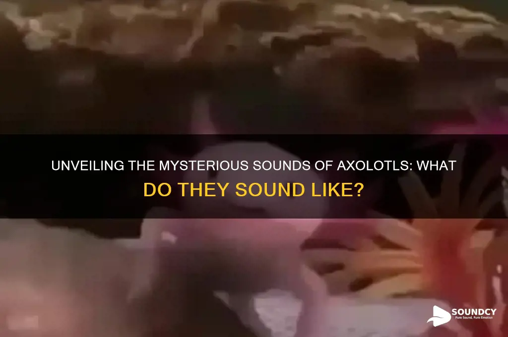 what do axolotl sound like