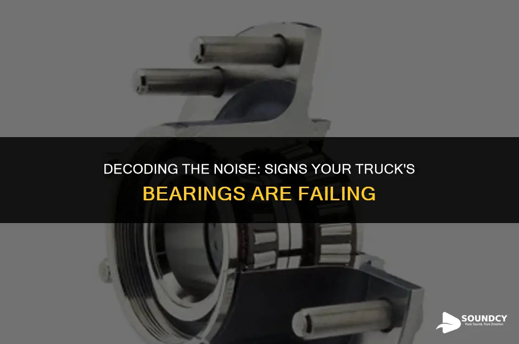what do bad bearings sound like in a truck