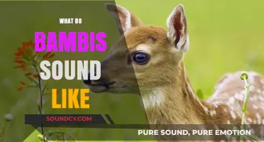 Unveiling Bambi's Vocalizations: Exploring the Sounds of Young Deer