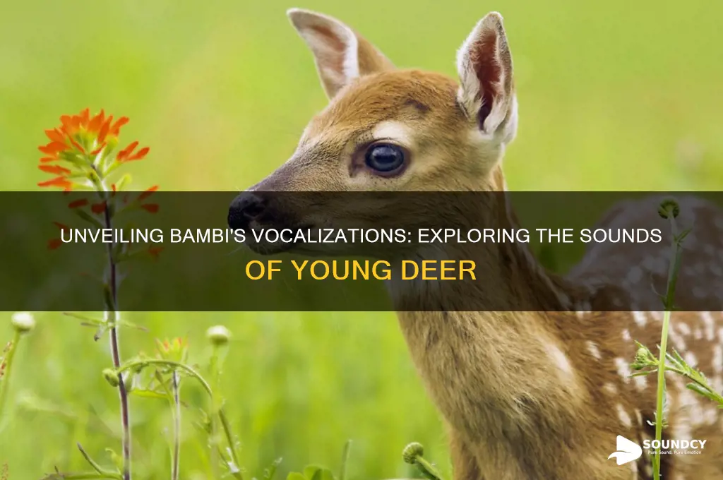 what do bambis sound like