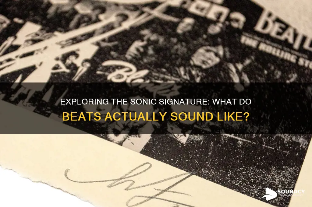 what do beats sound like