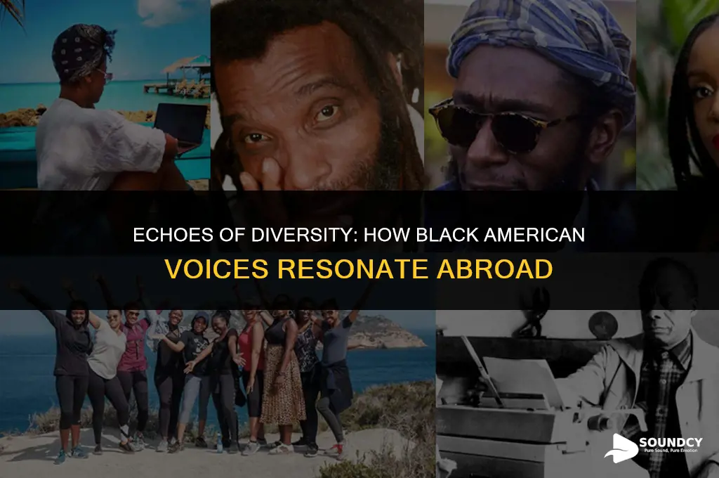 what do black americans sound like to other countries