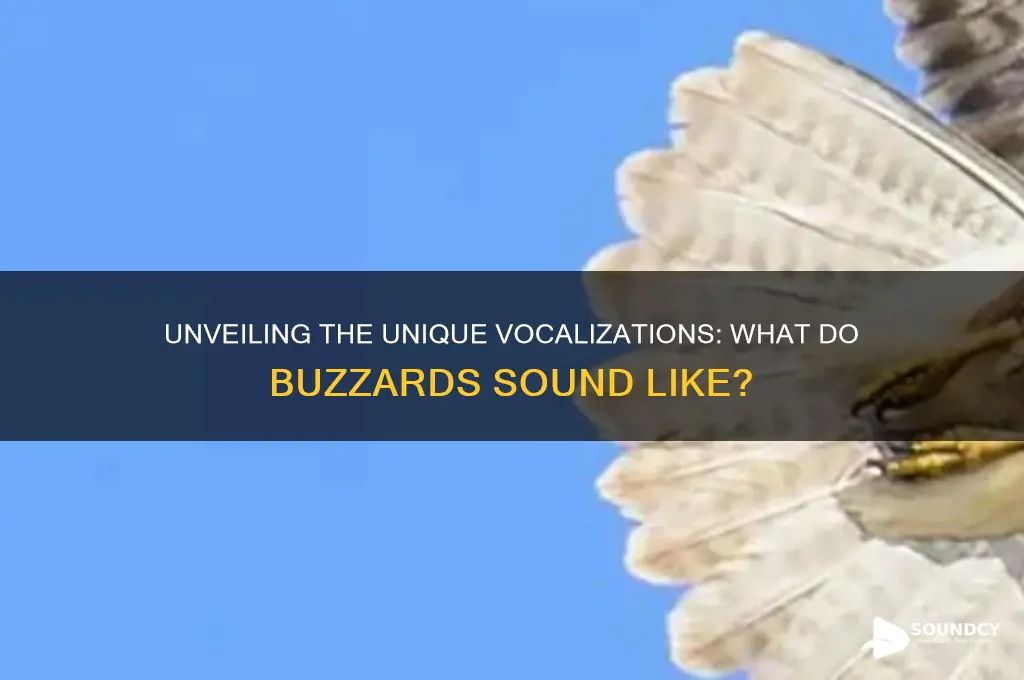 what do buzzards sound like