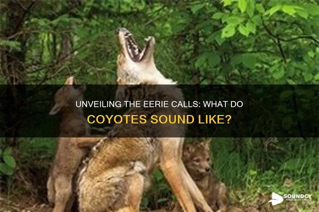 what do cayotes sound like