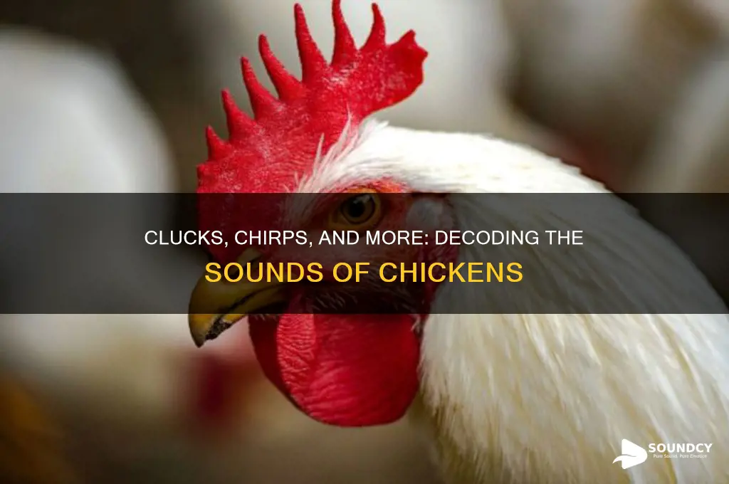what do chickenss sound like