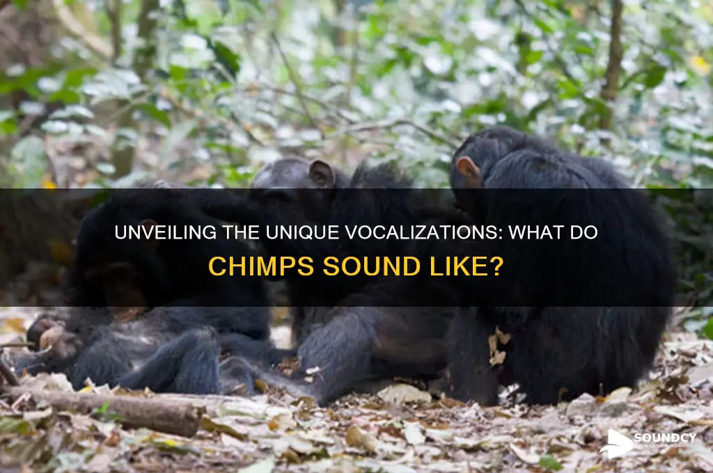 what do chimps sound like