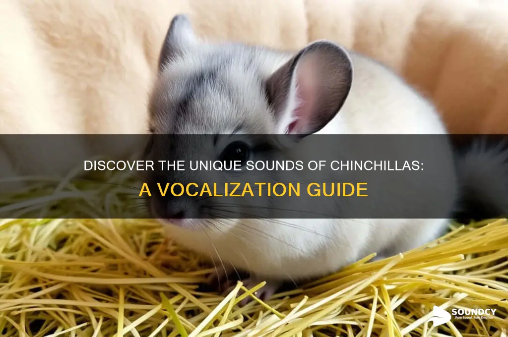 what do chinchillas sound like