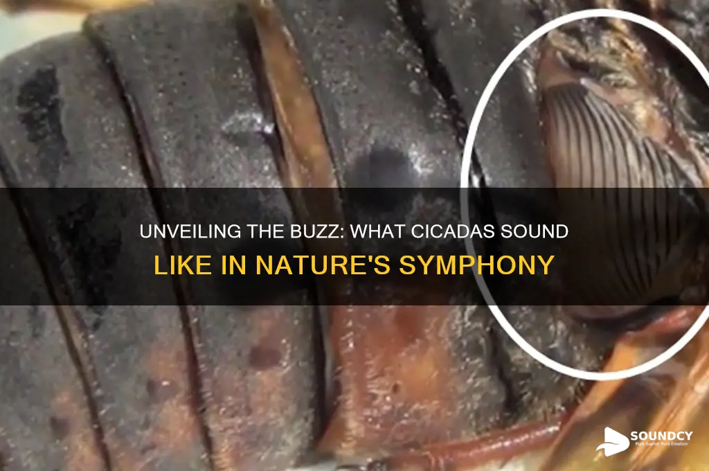 what do cicades sound like
