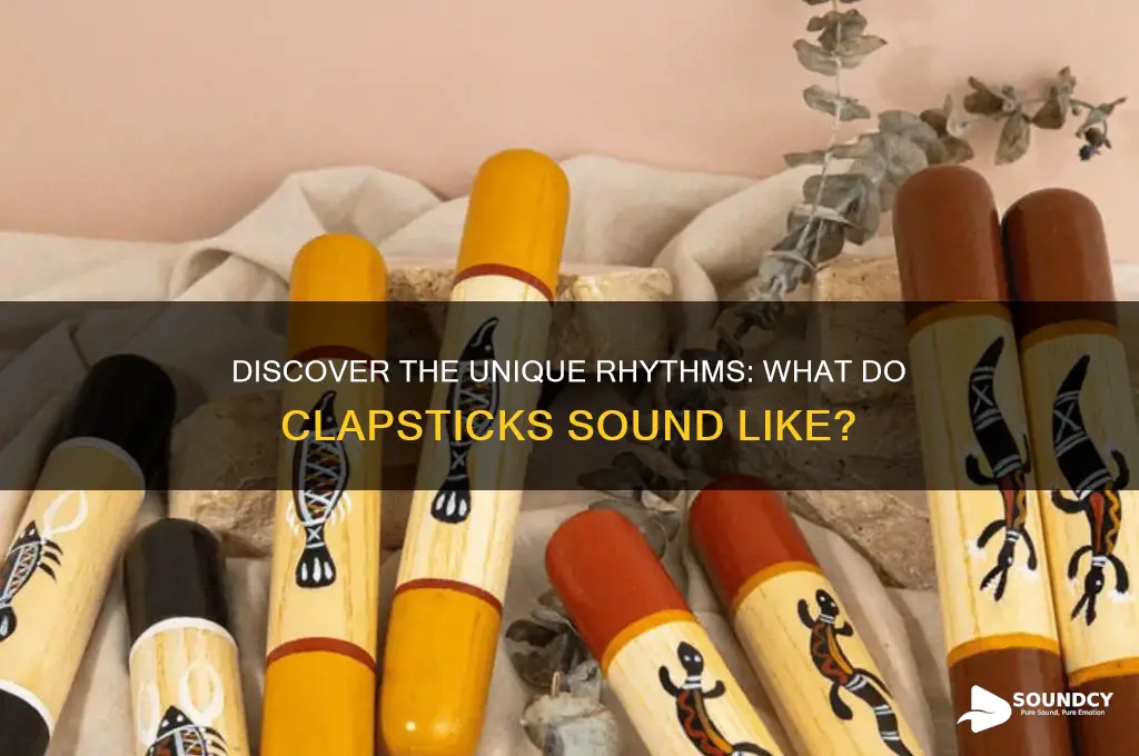 what do clapsticks sound like