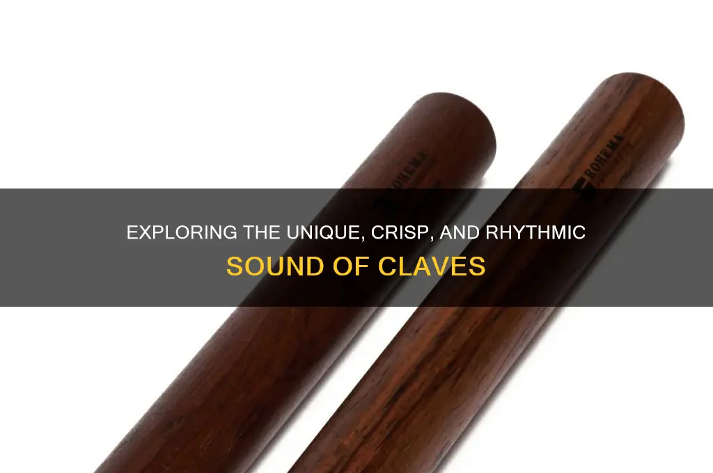 what do claves sound like