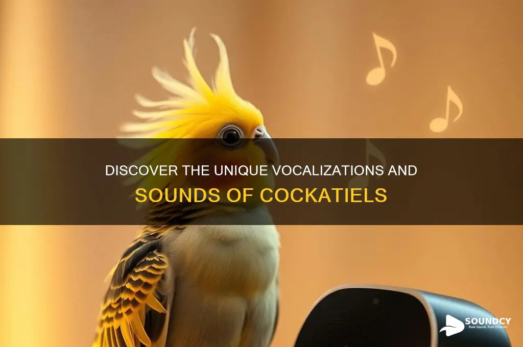what do cockatiels sound like