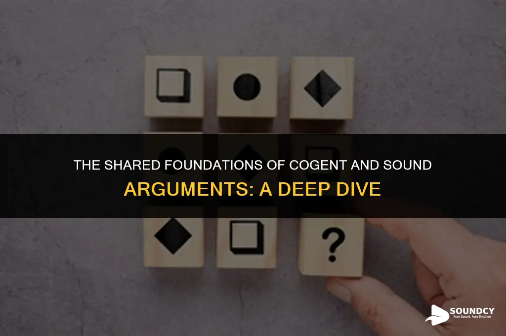 what do cogent and sound arguments have in common