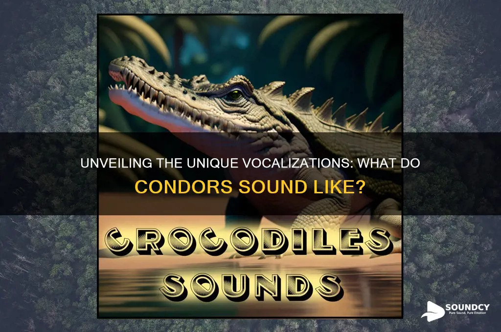 what do condors sound like