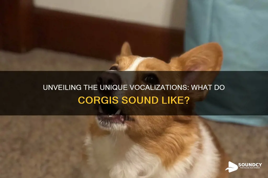 what do corgis sound like