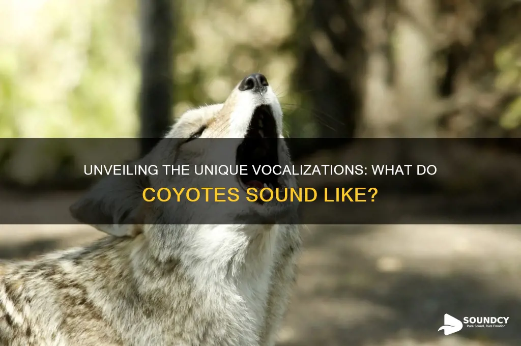 what do couotes sound like
