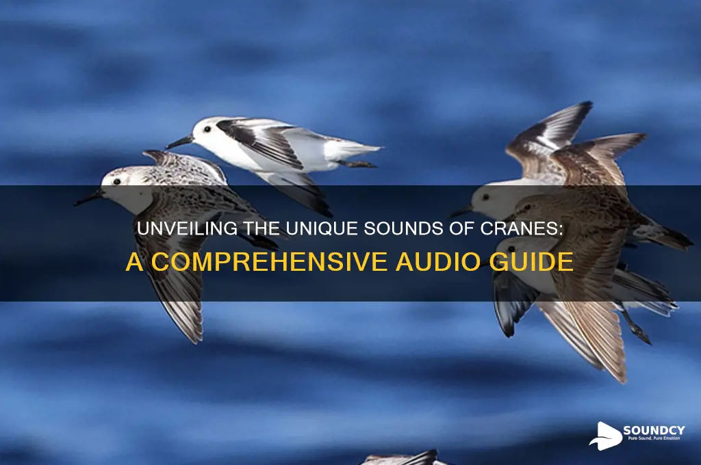 what do cranes sound like