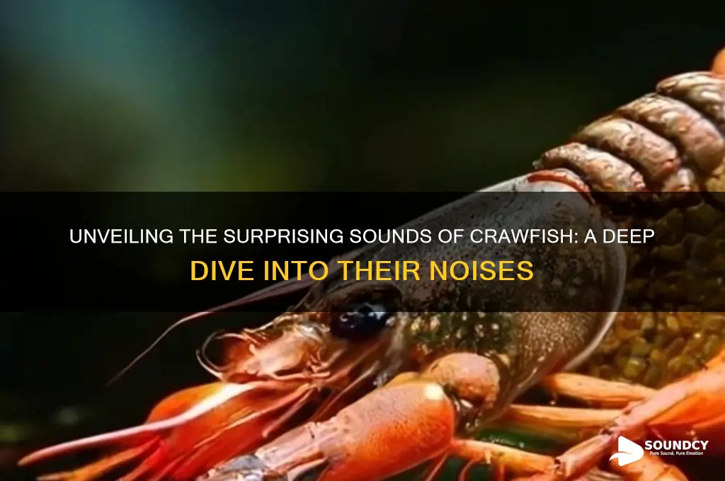 what do crawfish sound like