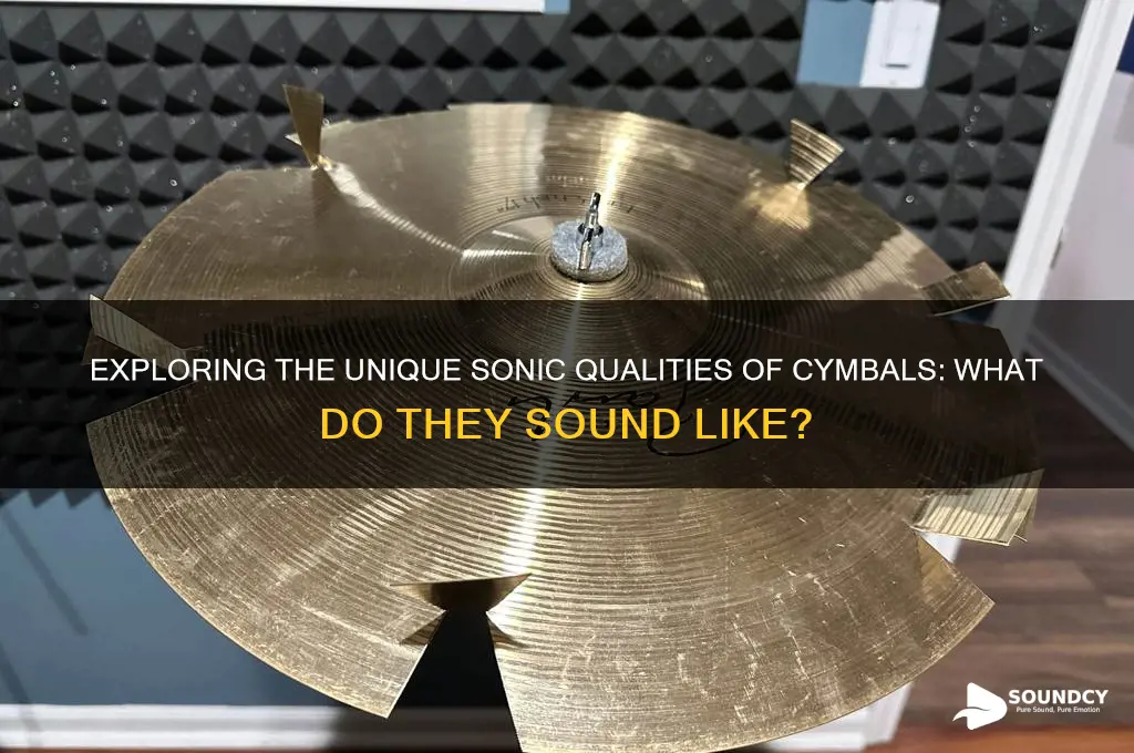 what do cymbals sound like