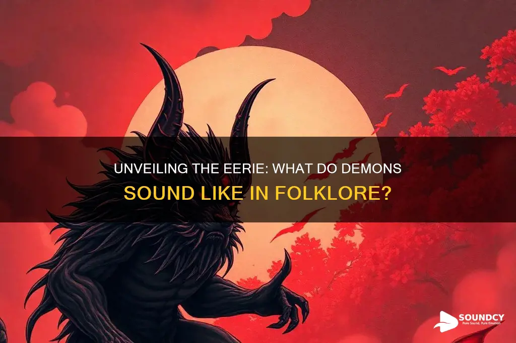 what do demons sound like
