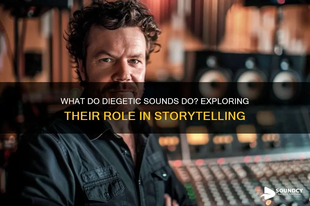 what do diegetic sounds do