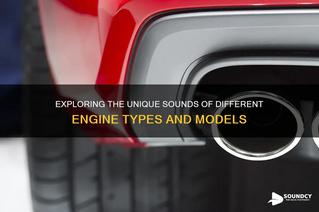 what do engines sound like
