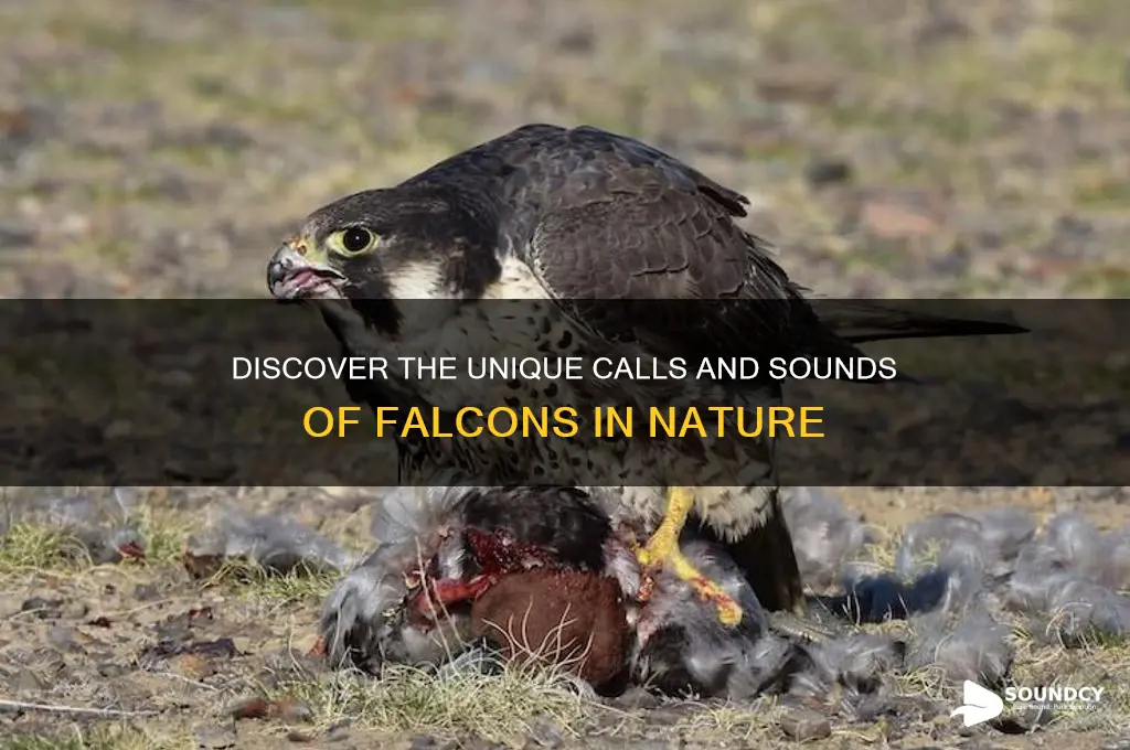 what do falcons sound like