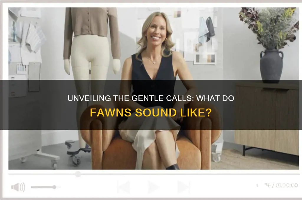 what do fawns sound like