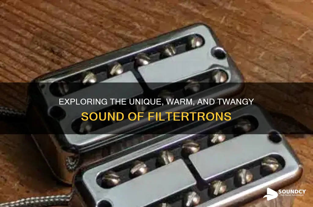 what do filtertrons sound like