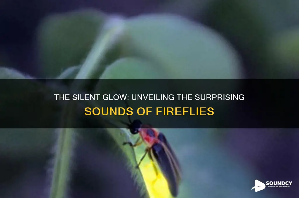 what do fireflies sound like