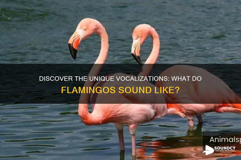 what do flamingos sound like